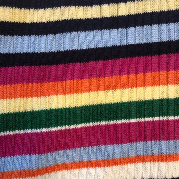 Rafaella Petite Stripe Sweater V neck - Picture 3 of 3